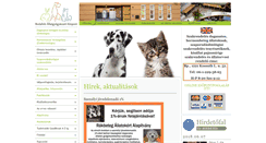 Desktop Screenshot of kisallatbudafok.hu